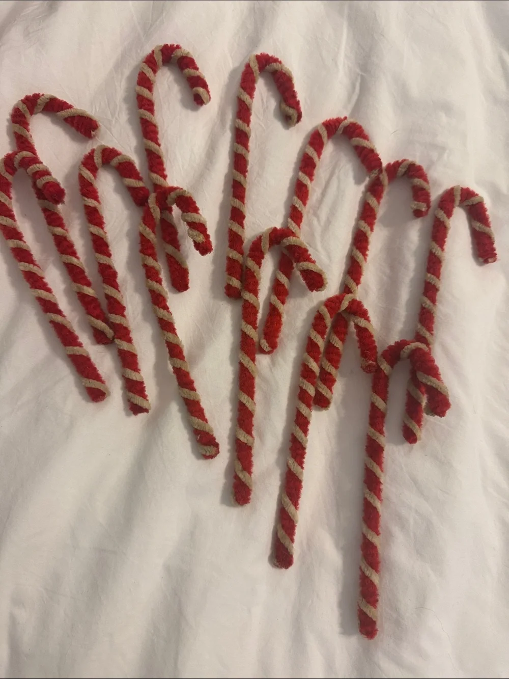 12 Vintage Candy Canes Christmas Tree Decor
